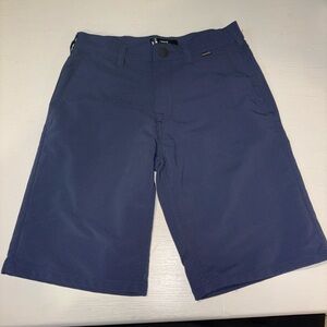 Hurley Boys’ Deep Blue Flat Front Shorts